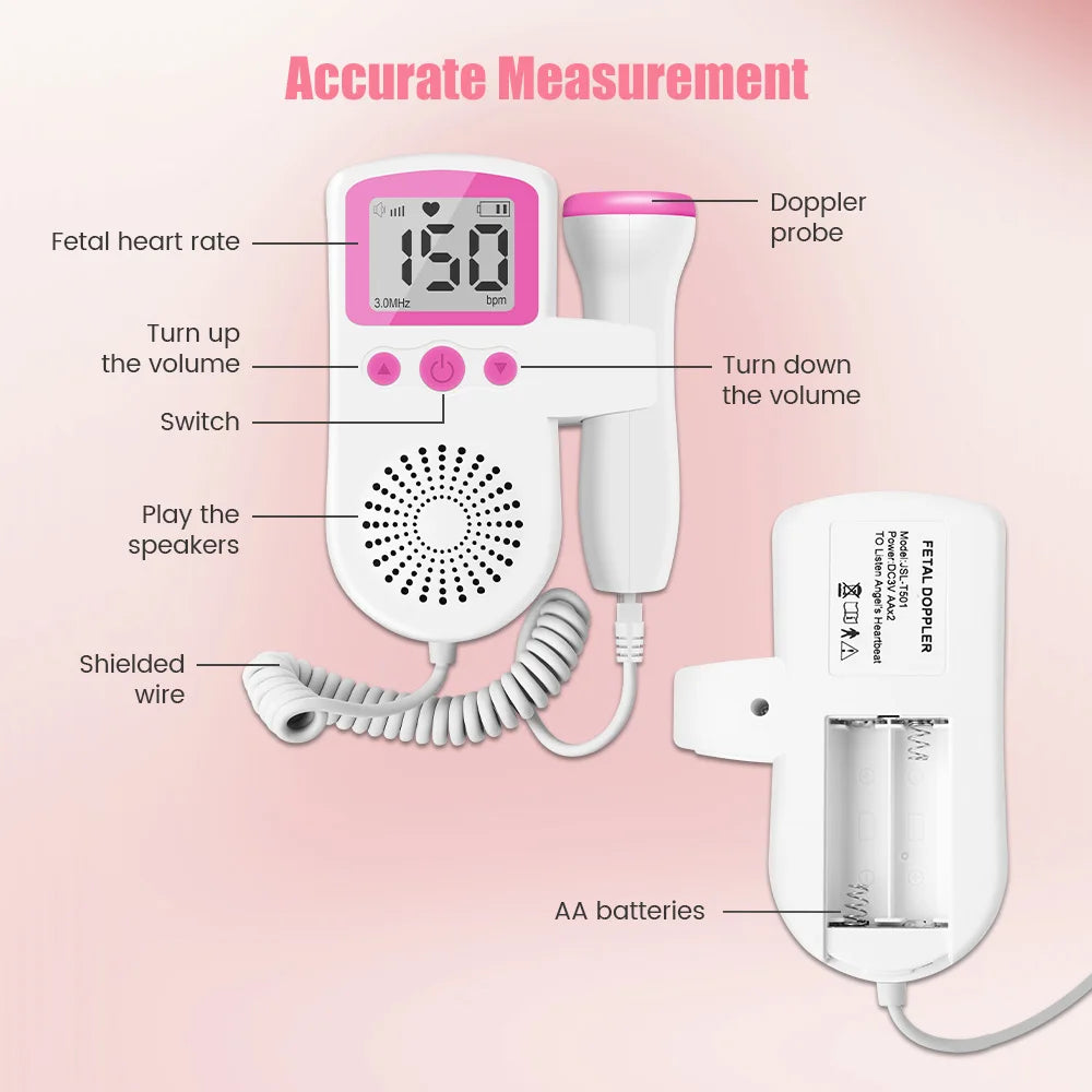 JBMBHC™ T502 3MHz Fetal Doppler