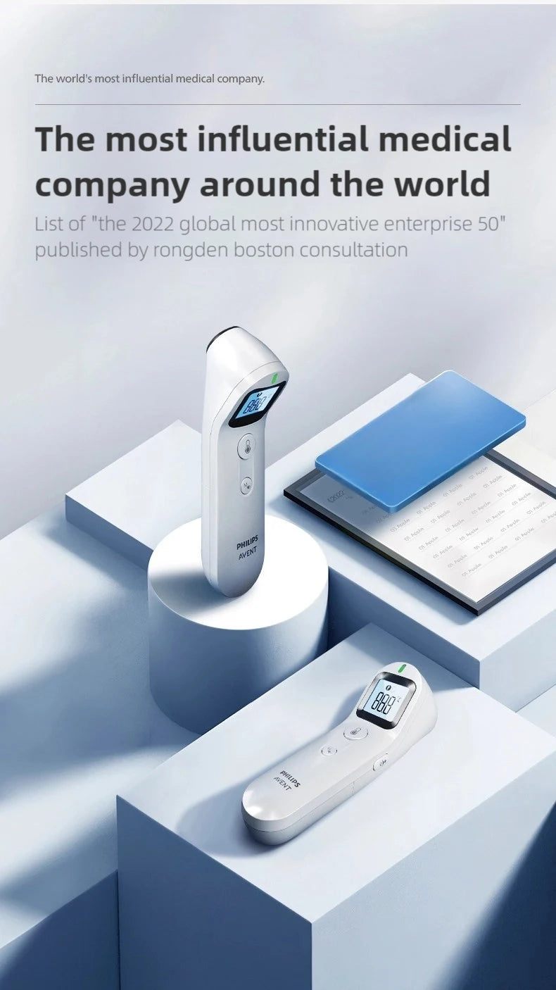 Philips Avent™ Infrared Forehead Thermometer – Non-Contact Digital Temperature Reader for Babies & Adults