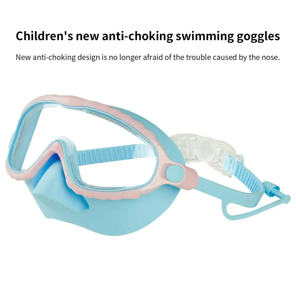 SplashGuard™ Kids Swim Goggles with Nose Cover – Anti-Fog, Leak-Proof, Adjustable & Comfortable for Swimming & Diving