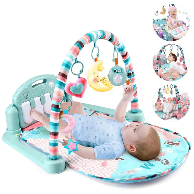 Baby Fitness Stand Music Play Gym Activity Toys