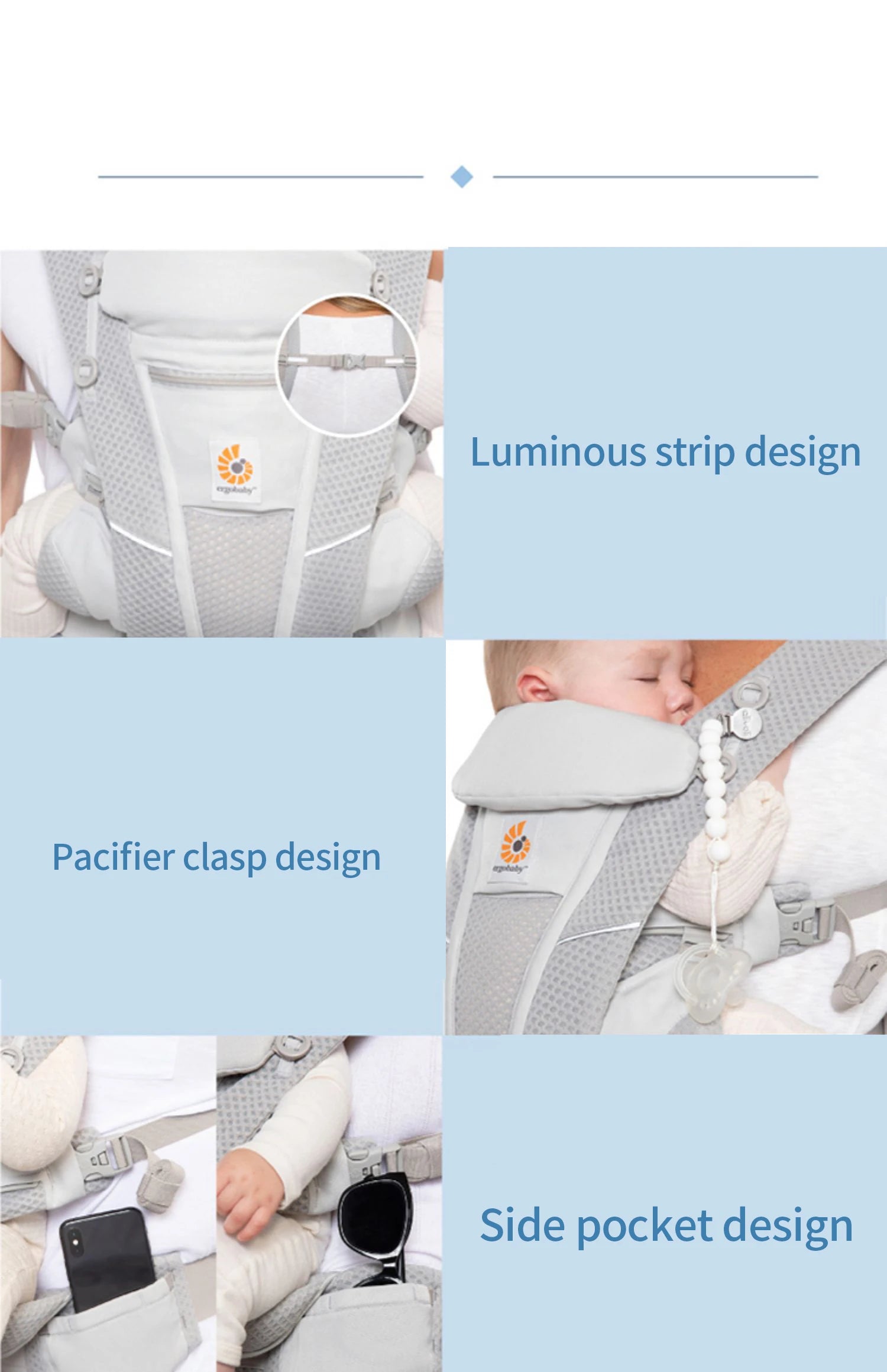 AeroFlow™ 360 Baby Carrier – All-Position Comfort from Newborn to Toddler