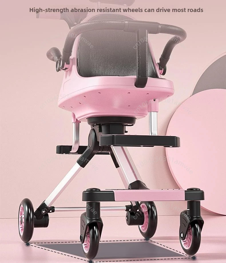 AuraPicks™ TwinGlide Pro Double Stroller