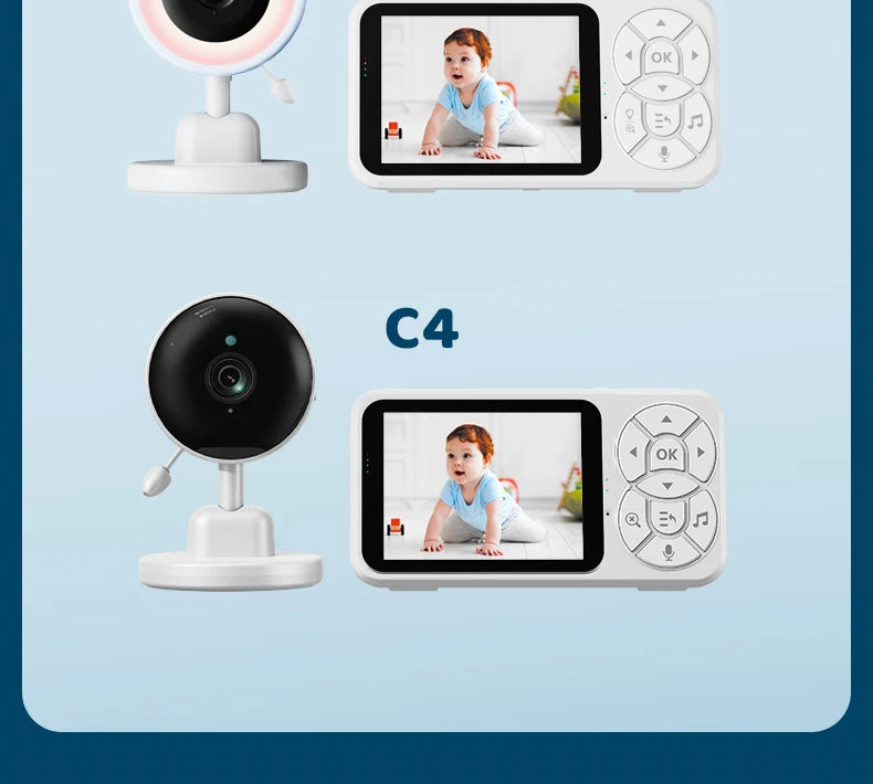 DANMINI™ 3.5" IPS Color Video Baby Monitor (C4L)