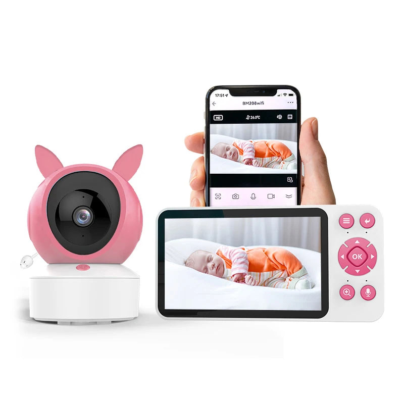 DANMINI™ 5-Inch HD Smart Baby Monitor (C8B)