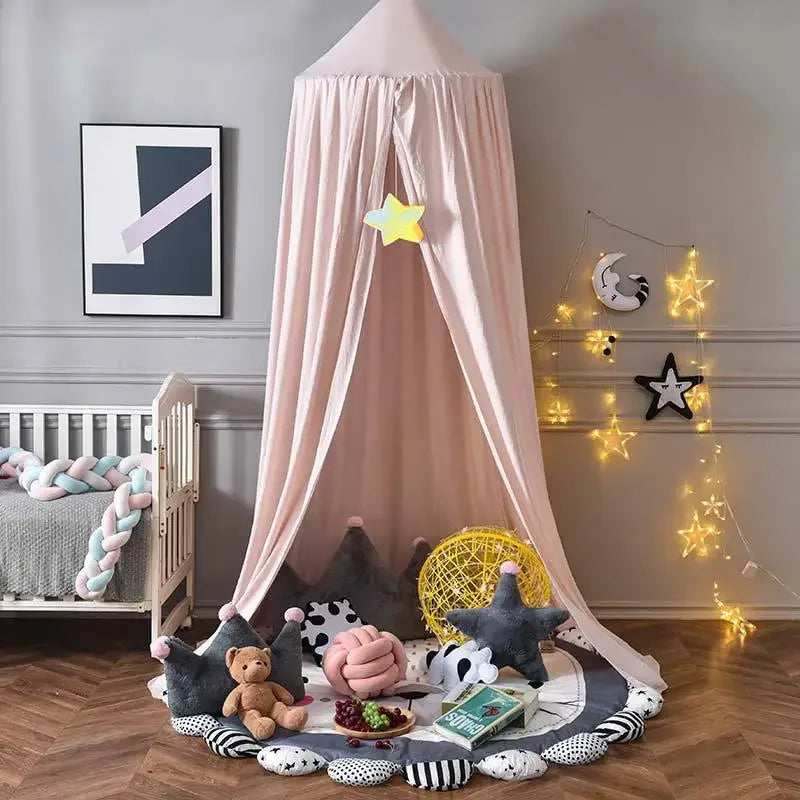 SnuggleNest™ Kids Dome Bed Curtain All-Season Comfort