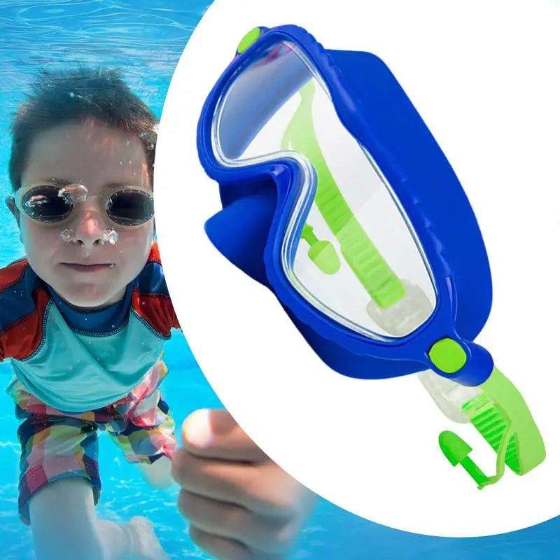 SplashGuard™ Kids Swim Goggles with Nose Cover – Anti-Fog, Leak-Proof, Adjustable & Comfortable for Swimming & Diving