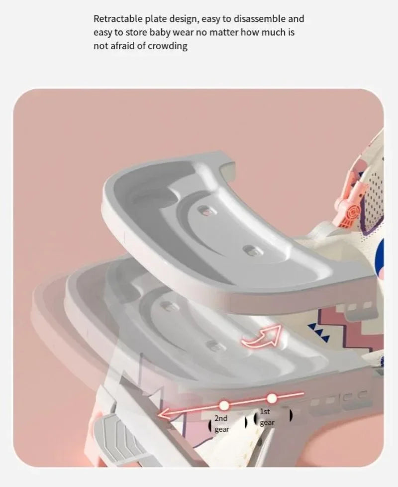 DreamNest™ 5-in-1 Baby Rocking Chair | Multi-Functional Bouncer, Seat, Rocker, Dining & Trolley