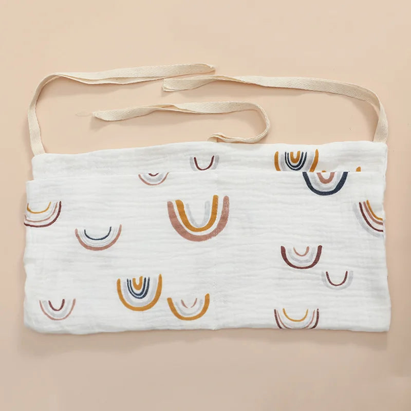 Portable Baby Bedside Dual-Pocket Storage Bag