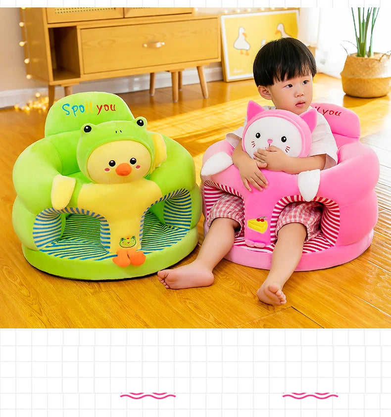 Cute Baby Sofa Support Seat Cover