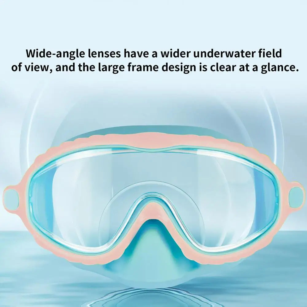 SplashGuard™ Kids Swim Goggles with Nose Cover – Anti-Fog, Leak-Proof, Adjustable & Comfortable for Swimming & Diving