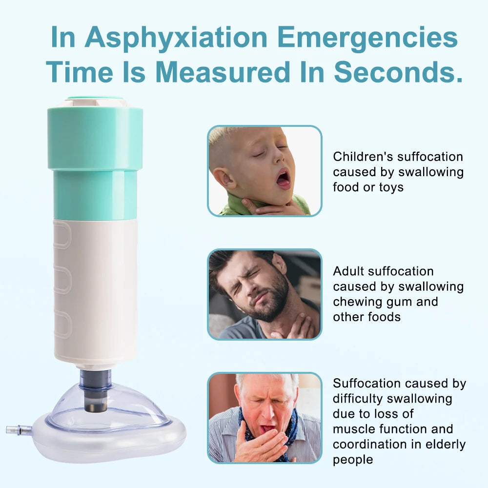 AirSave™ Choking Rescue Device – Portable First Aid Suction Tool for Emergency Training