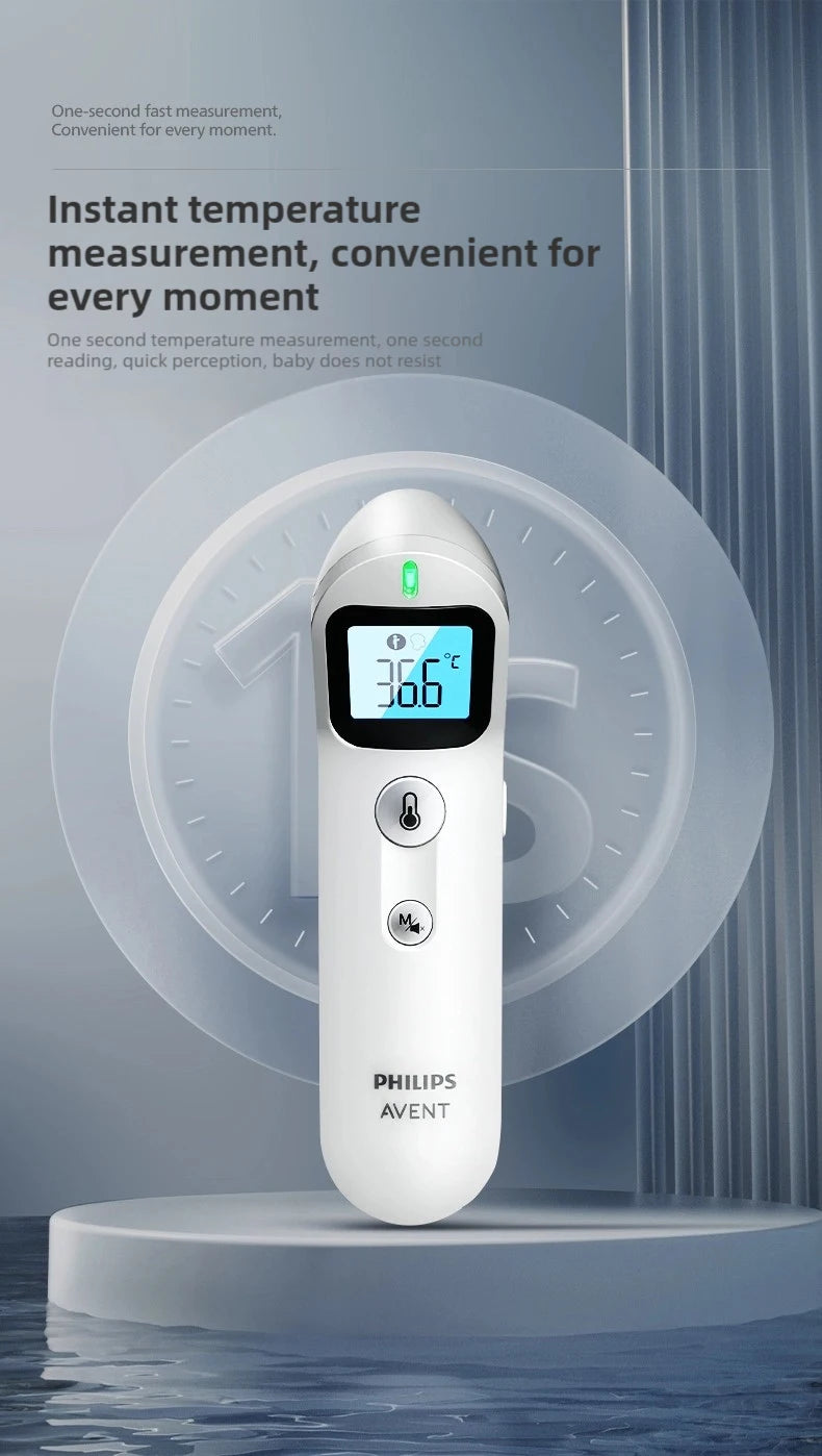 Philips Avent™ Infrared Forehead Thermometer – Non-Contact Digital Temperature Reader for Babies & Adults