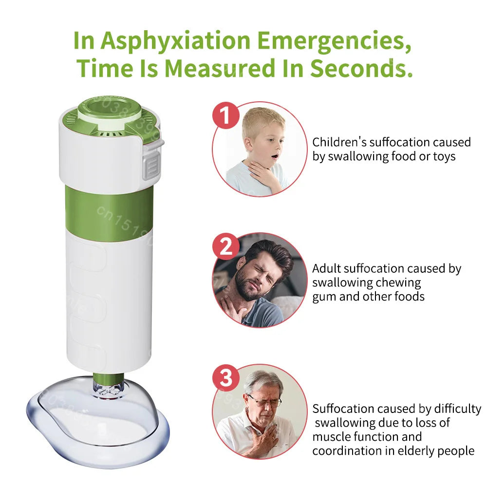 AirSave™ Choking Rescue Device – Portable First Aid Suction Tool for Emergency Training