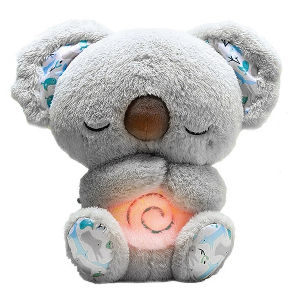 DreamKoala™ Musical Plush Toy – Breathing & Lullaby Koala for Baby Sleep and Play