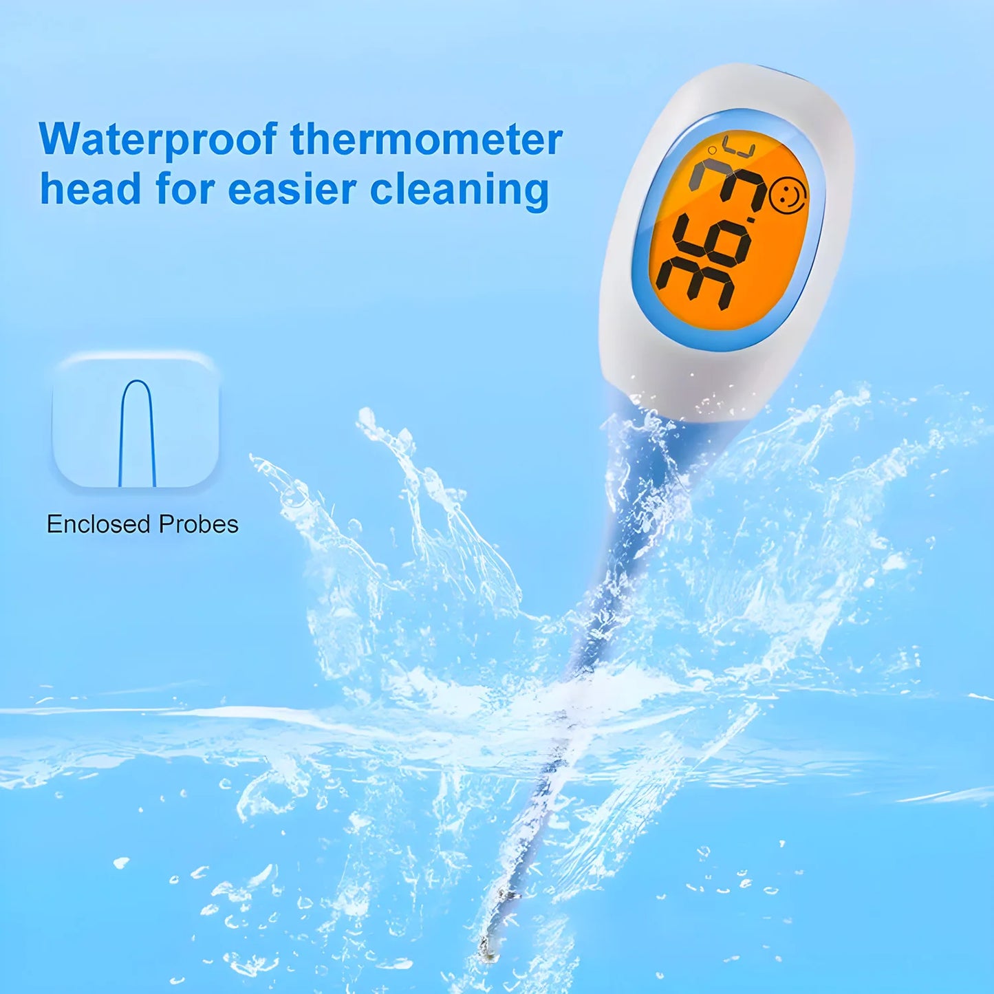 InstaTemp™ Digital Infrared Thermometer – Non-Contact Forehead & Body Temperature Monitor for Baby & Adult