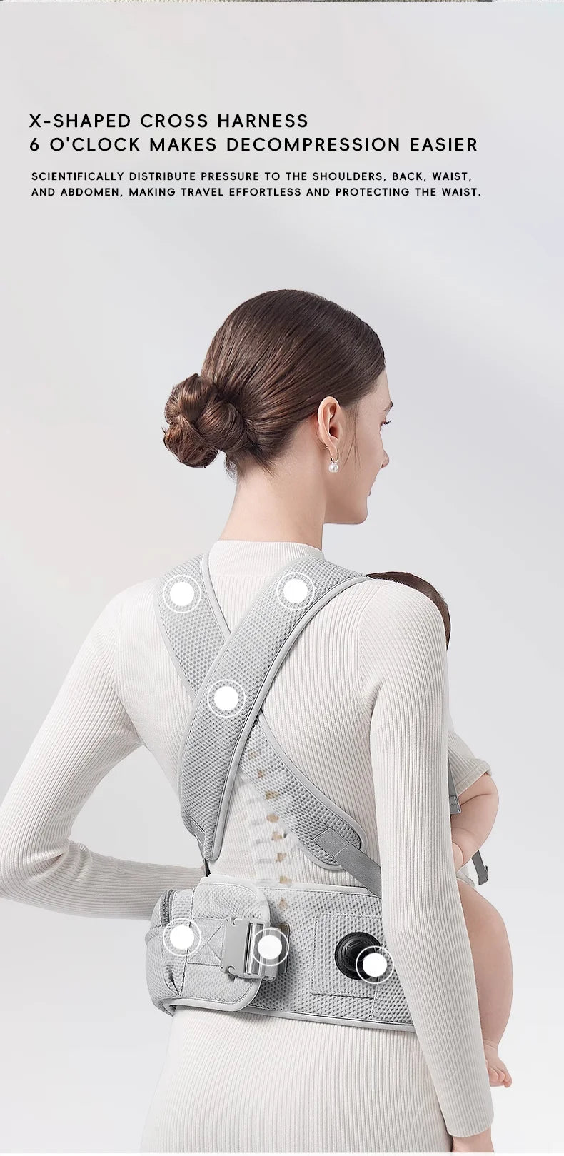 AIBEDILA™ Ergonomic Waist-Stool Baby Carrier – Anti-Gravity Comfort 20kg+