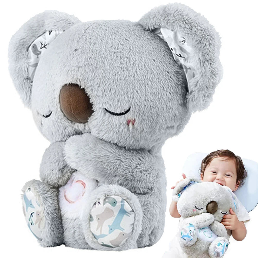 DreamKoala™ Musical Plush Toy – Breathing & Lullaby Koala for Baby Sleep and Play