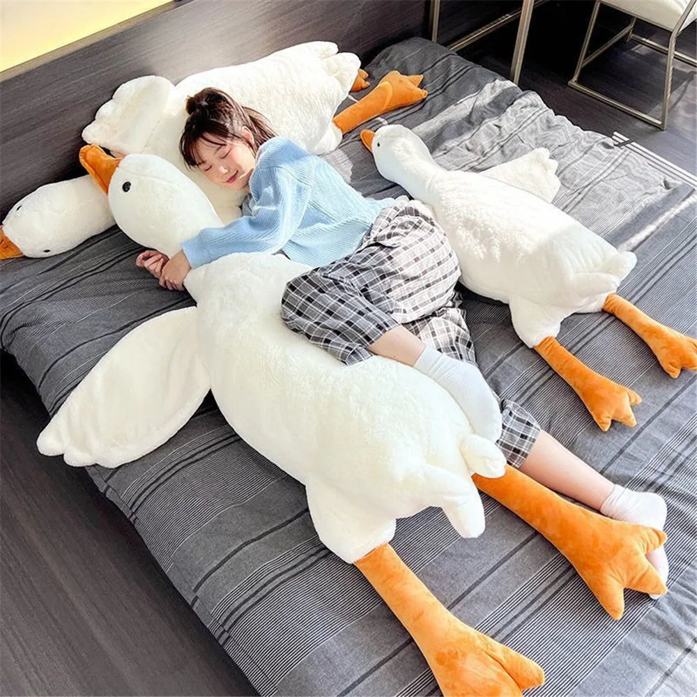 GFPAN™ Giant Plush Duck Pillow – Soft Cotton Stuffed Animal Toy (50/90/130cm)