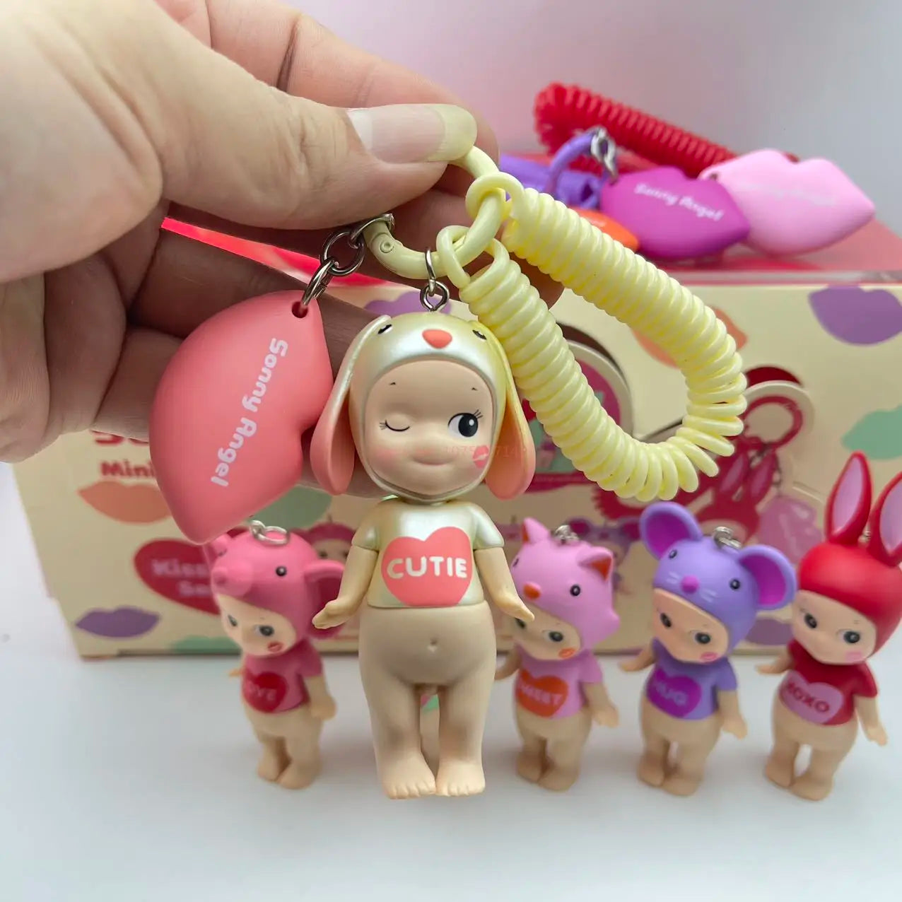 2025 Sonny Angel Kiss Kiss Series Blind Box – Kawaii Mini Figure Gift