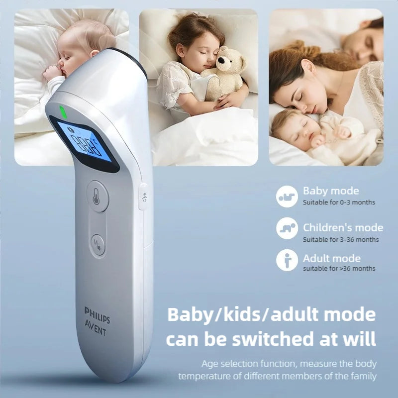 Philips Avent™ Infrared Forehead Thermometer – Non-Contact Digital Temperature Reader for Babies & Adults