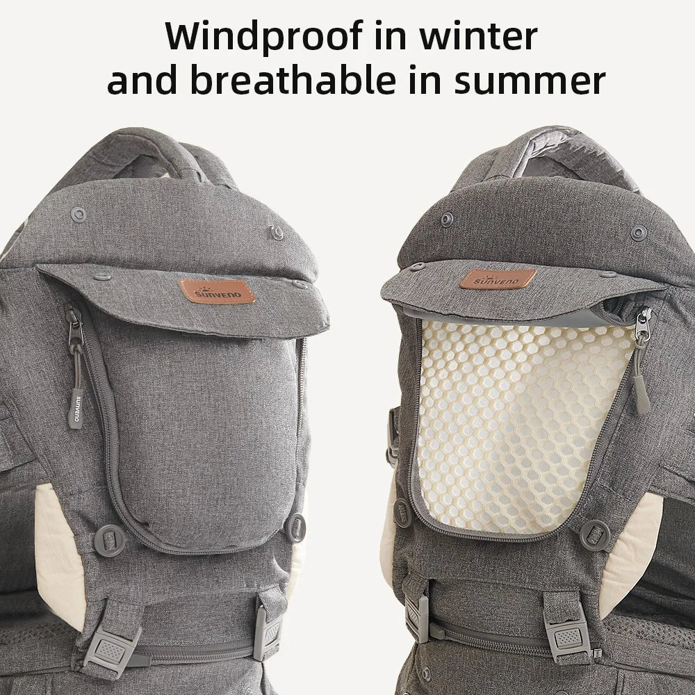 6-in-1 Ergonomic Baby Carrier Hip Seat – Comfort Carry