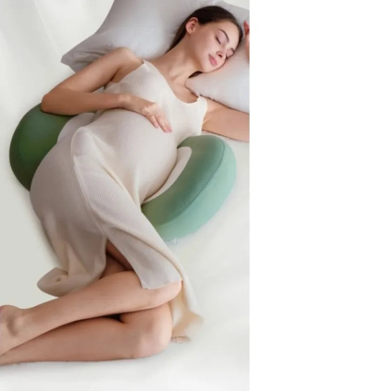 AIBEDILA™ Maternity U-Shaped Support Pillow – Comfort Cushion for Belly, Waist & Side Sleep | 38x38x4cm Polyester Fiber