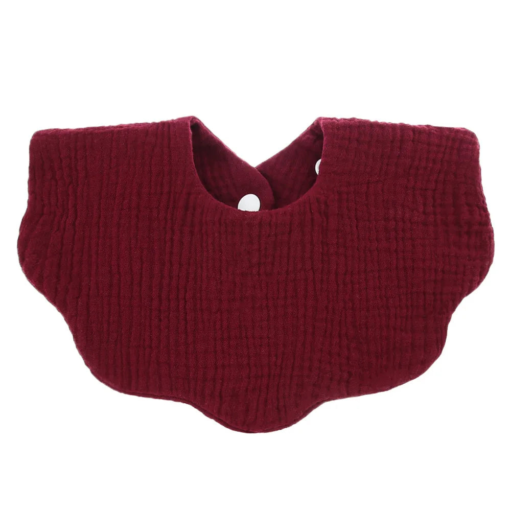 1PC Soft Cotton Baby Bib