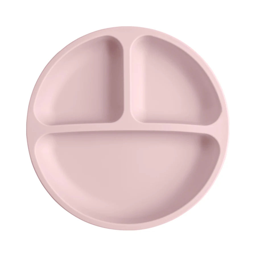 1PC Baby Sucker Silicone Dining Plate