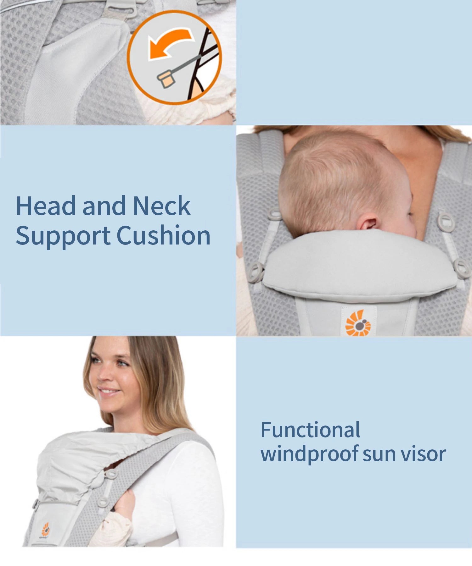 AeroFlow™ 360 Baby Carrier – All-Position Comfort from Newborn to Toddler