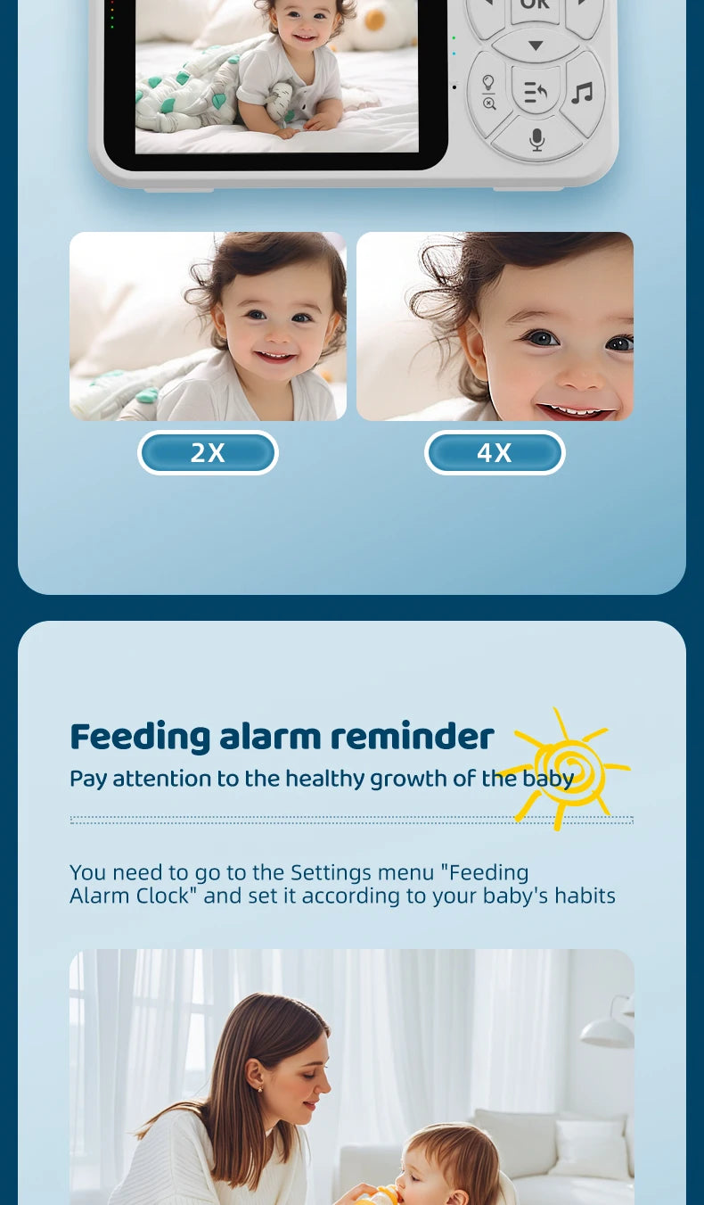 DANMINI™ 3.5" IPS Color Video Baby Monitor (C4L)