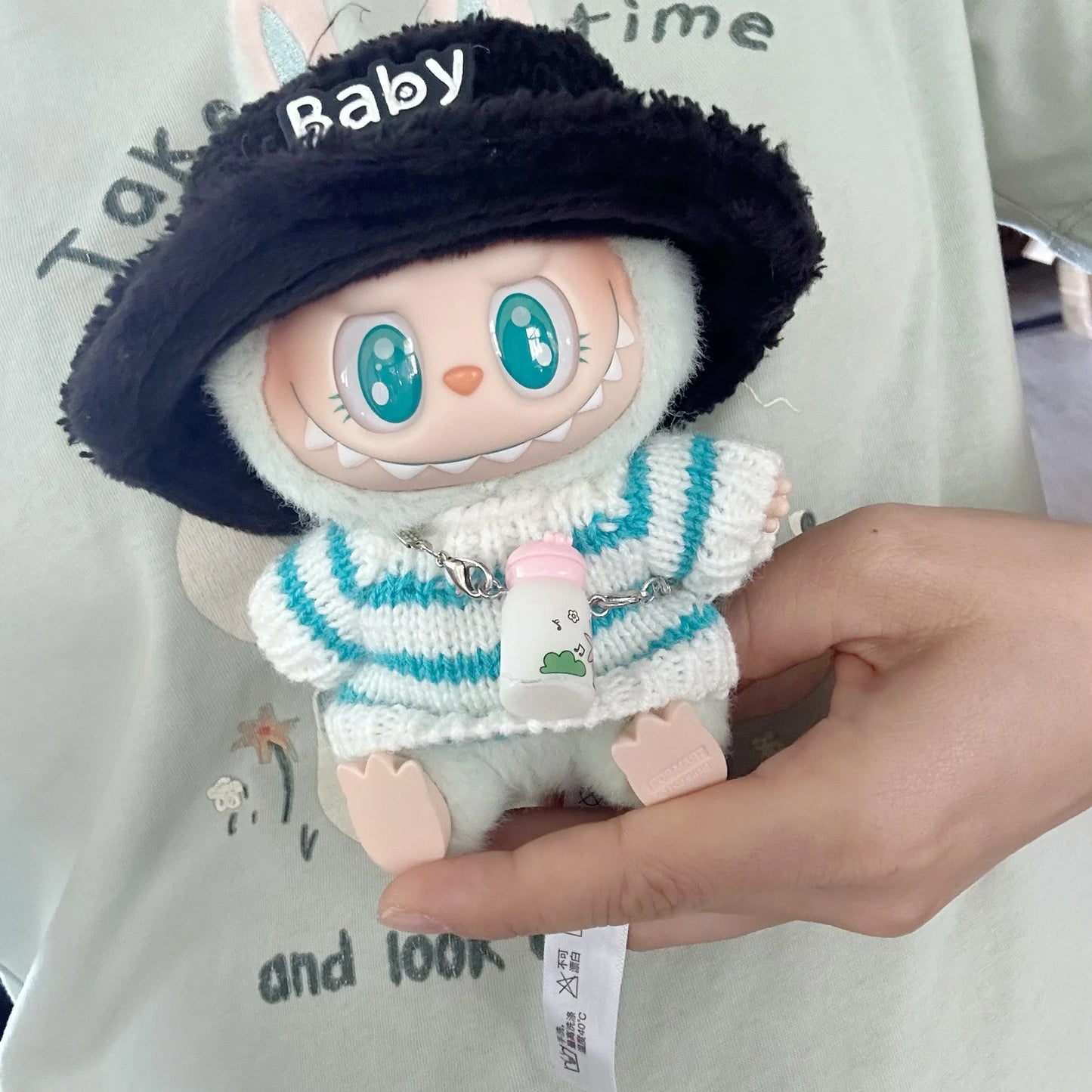 TinyTrend™ Labubu Doll Clothes Set – Fashion Outfit Accessories for 15–17cm BJD Dolls |
