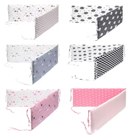 SnugNest™ Thick Cotton Baby Crib Bumpers