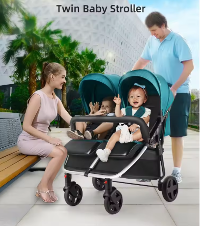 StrollMate™ SwiftFold Twin Stroller