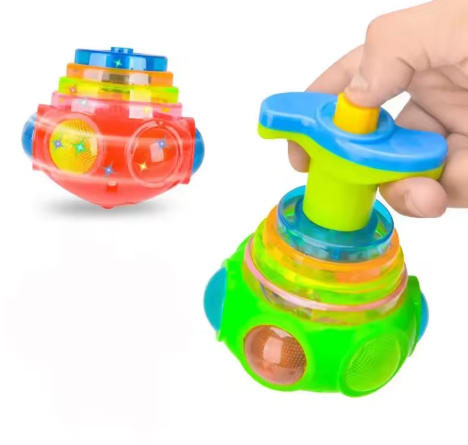 Luminous Music Rotating Gyroscope Toy