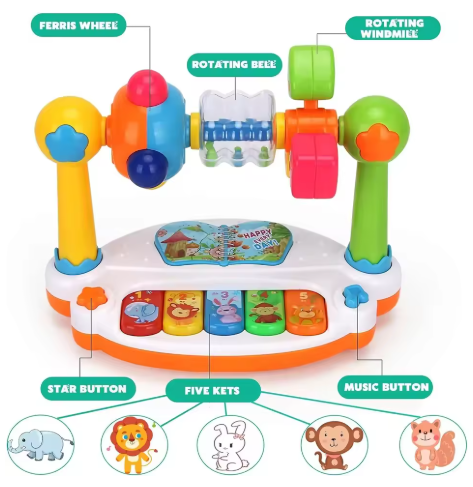 Baby Rotating Piano Toy