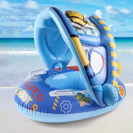 Baby Float Pool Ring with Canopy