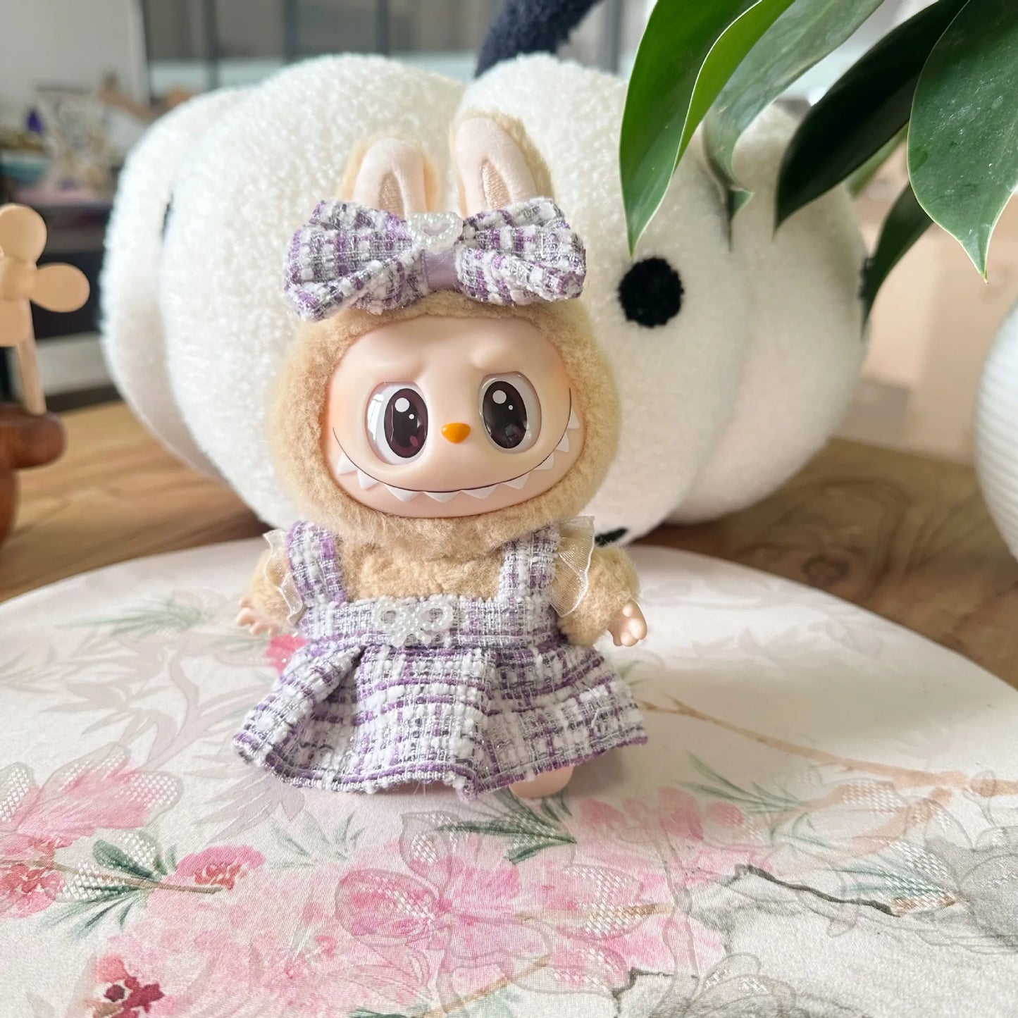 TinyTrend™ Labubu Doll Clothes Set – Fashion Outfit Accessories for 15–17cm BJD Dolls |