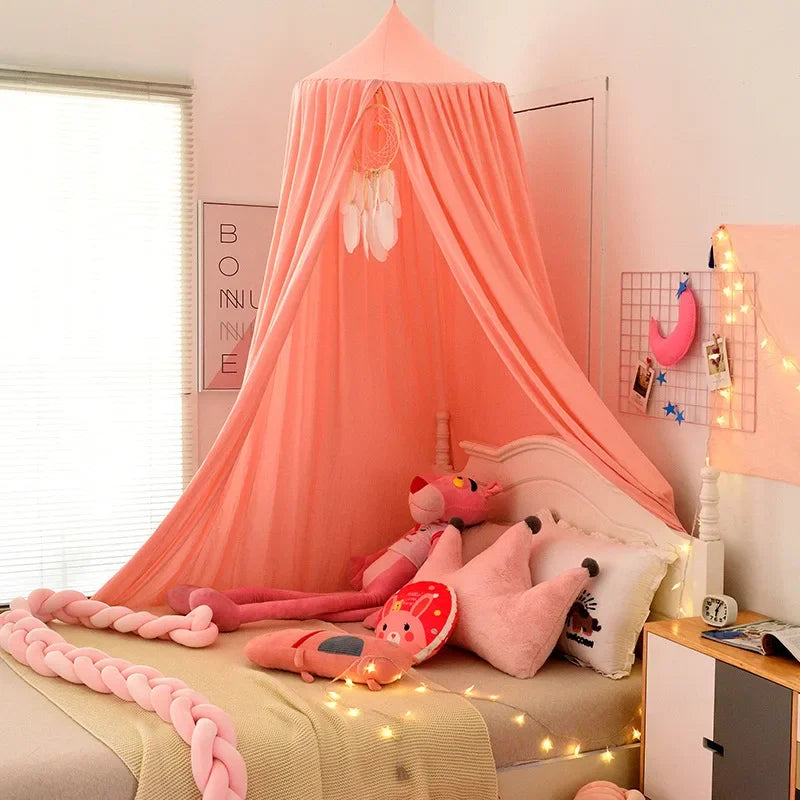 SnuggleNest™ Kids Dome Bed Curtain All-Season Comfort