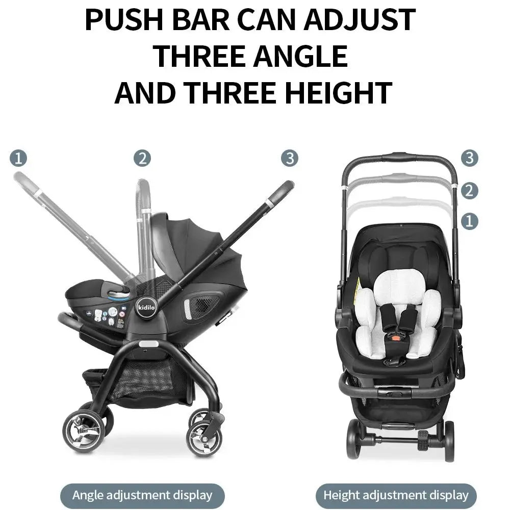 Kidilo™ 3-in-1 Baby Car Seat Stroller