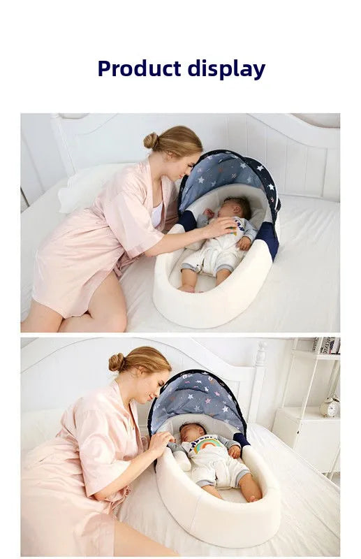 Foldable Outdoor Baby Crib with Mosquito Net