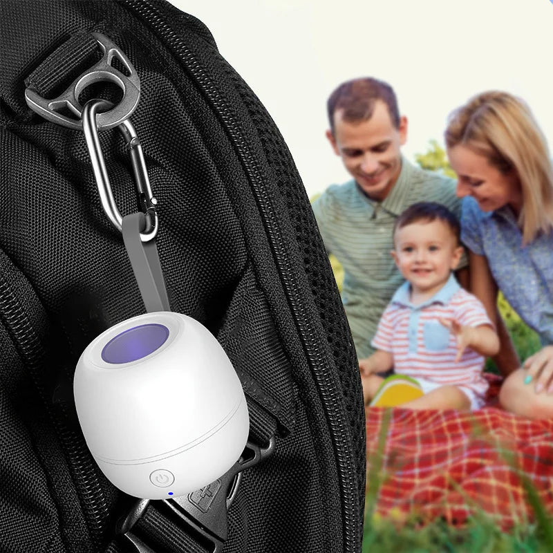 PurePac™ Portable UV Pacifier Sterilizer Case – Rechargeable Baby Soother Cleaner with 99.99% Disinfection