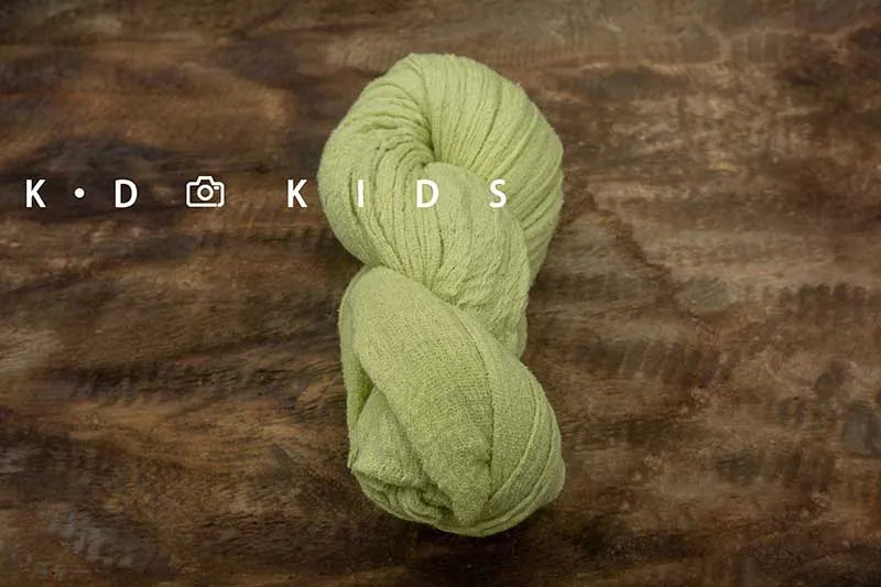 Soft Baby Photo Wrap – Green | Newborn Photography Prop (Model xz-63)