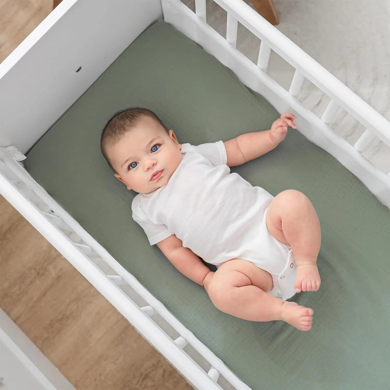DreamNest™ Convertible Wooden Bassinet