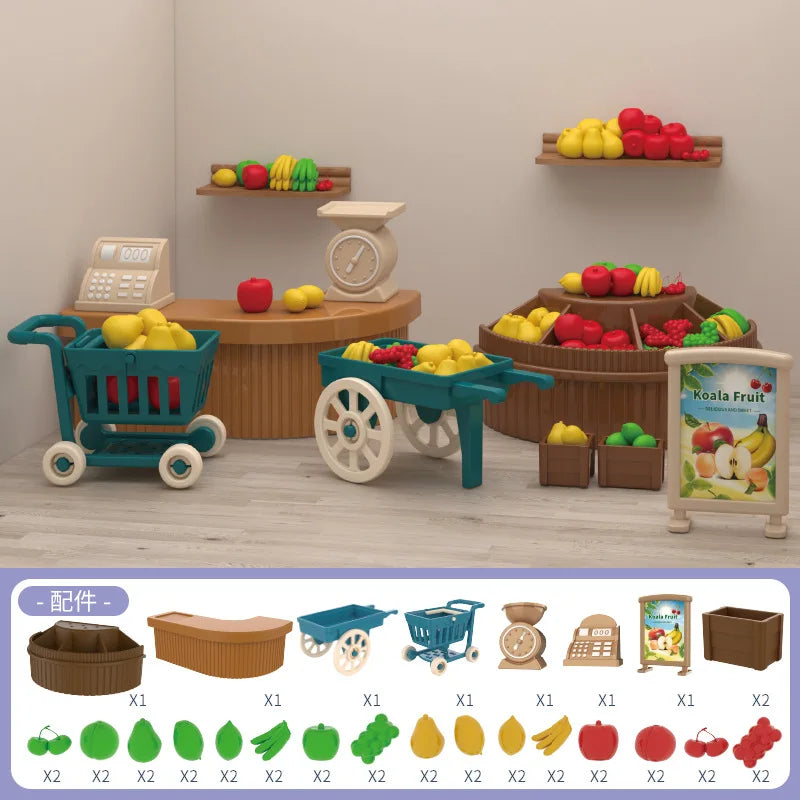 Miniature Dollhouse Furniture Set for Kids