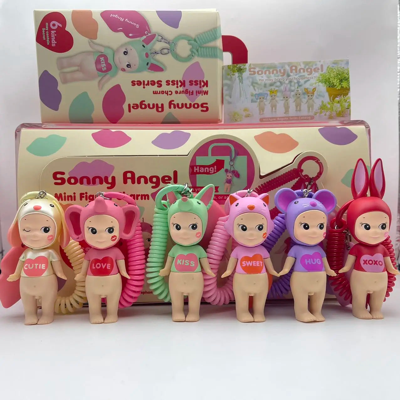 2025 Sonny Angel Kiss Kiss Series Blind Box – Kawaii Mini Figure Gift