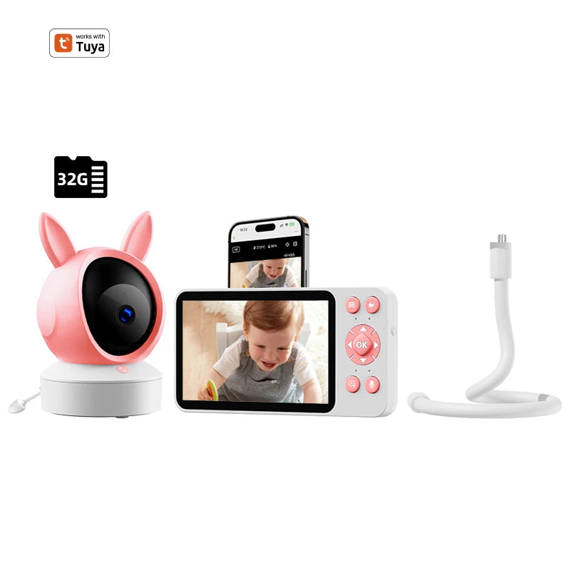 DANMINI™ 5-Inch HD Smart Baby Monitor (C8B)