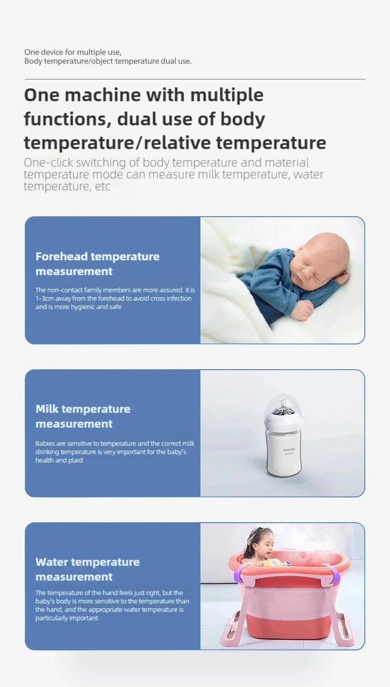 Philips Avent™ Infrared Forehead Thermometer – Non-Contact Digital Temperature Reader for Babies & Adults