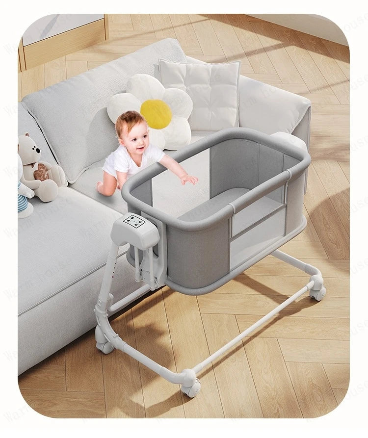 DreamNest™ Portable Folding Baby Crib Bed