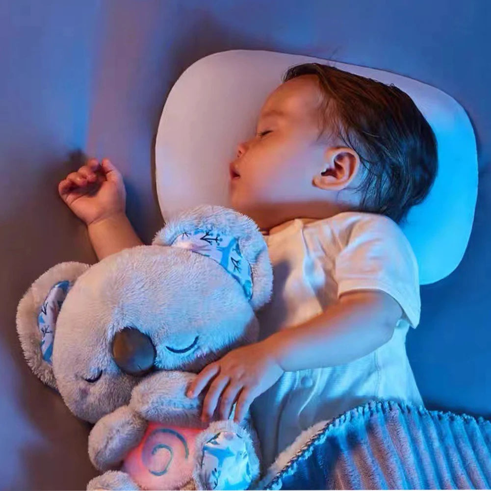 DreamKoala™ Musical Plush Toy – Breathing & Lullaby Koala for Baby Sleep and Play