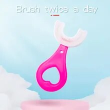 Kids Toothbrush U-Shape 360 Degree
